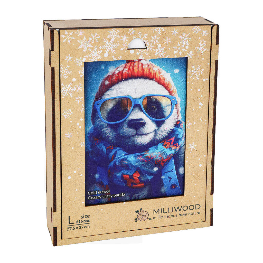 Dėlionė Milliwood Cold is Cool Cezary Crazy Panda, 316 d. kaina ir informacija | Dėlionės (puzzle) | pigu.lt