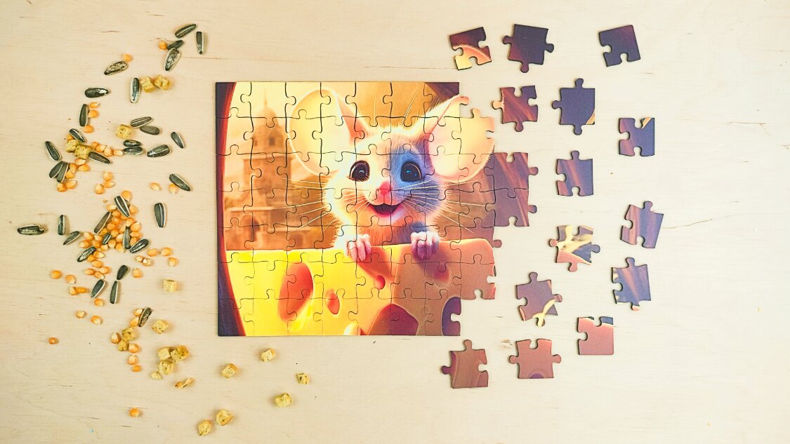 Dėlionė Milliwood Mouses, 70 d. kaina ir informacija | Dėlionės (puzzle) | pigu.lt