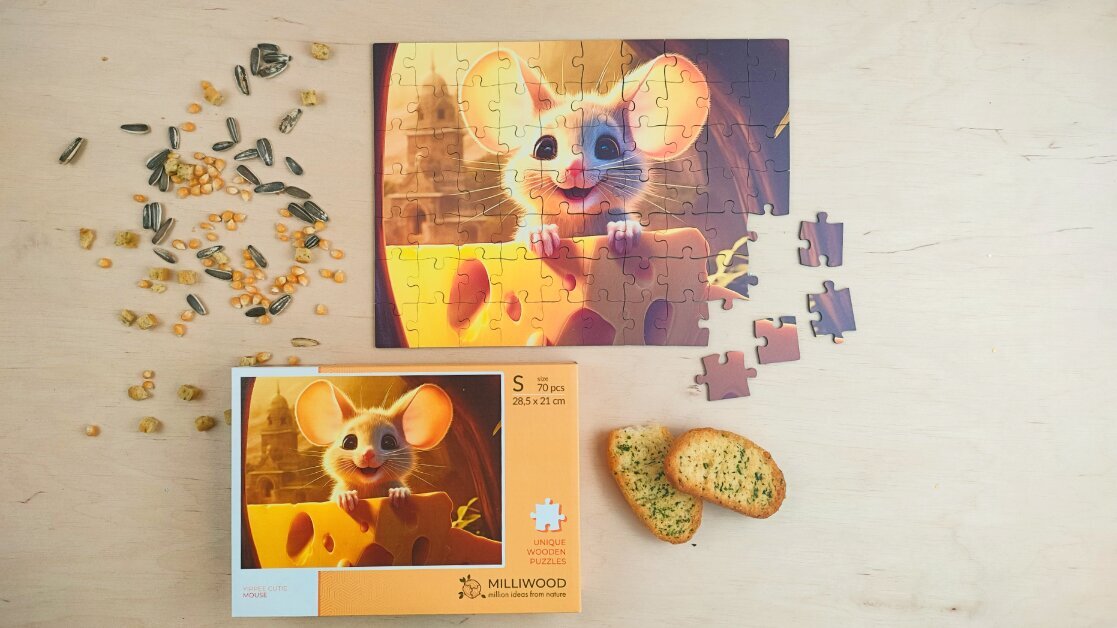 Dėlionė Milliwood Mouses, 70 d. kaina ir informacija | Dėlionės (puzzle) | pigu.lt