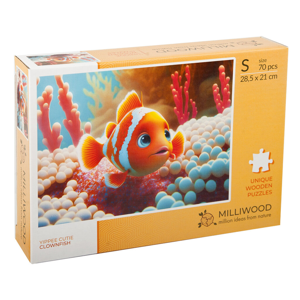 Dėlionė Milliwood Clownfish, 70 d. kaina ir informacija | Dėlionės (puzzle) | pigu.lt