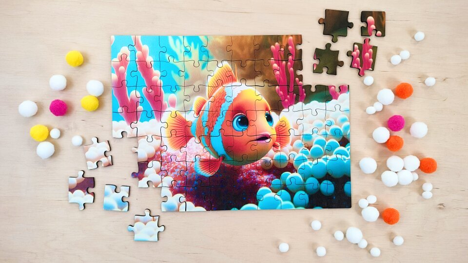 Dėlionė Milliwood Clownfish, 70 d. kaina ir informacija | Dėlionės (puzzle) | pigu.lt