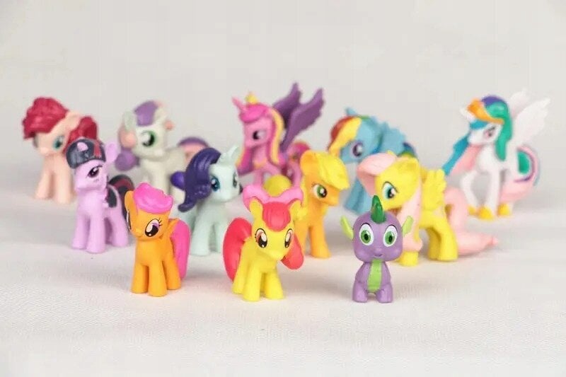 Figūrėlių rinkinys My Little Pony, 12 d. kaina ir informacija | Žaislai mergaitėms | pigu.lt