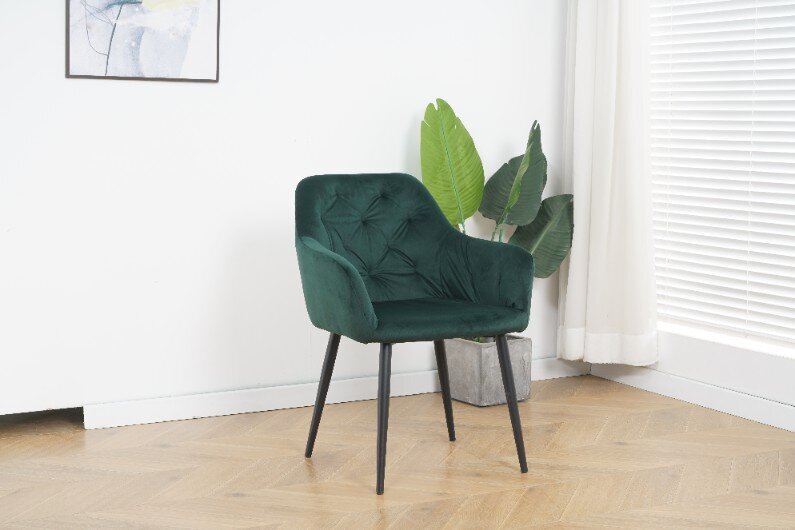 Fotelis StandHeiz Belleza, žalias kaina ir informacija | Svetainės foteliai | pigu.lt