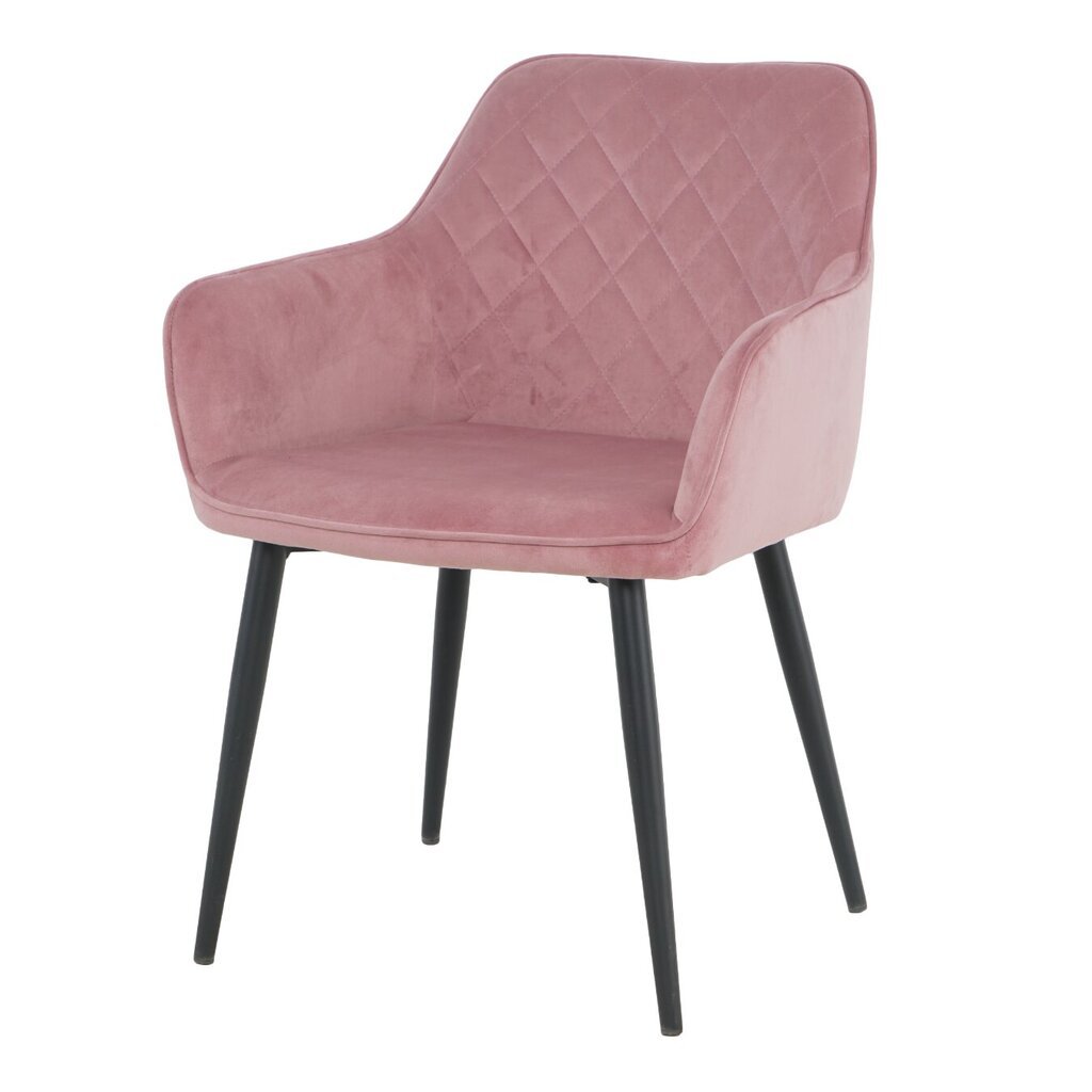 Fotelis StandHeiz Velvetto, rožinis kaina ir informacija | Svetainės foteliai | pigu.lt