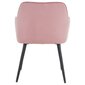 Fotelis StandHeiz Velvetto, rožinis kaina ir informacija | Svetainės foteliai | pigu.lt