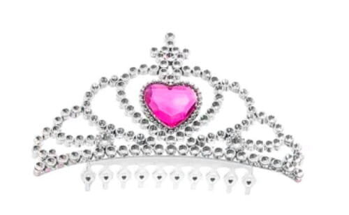Karnavalinio kostiumo priedas Princesės Rinkinys, rožinė kaina ir informacija | Karnavaliniai kostiumai | pigu.lt
