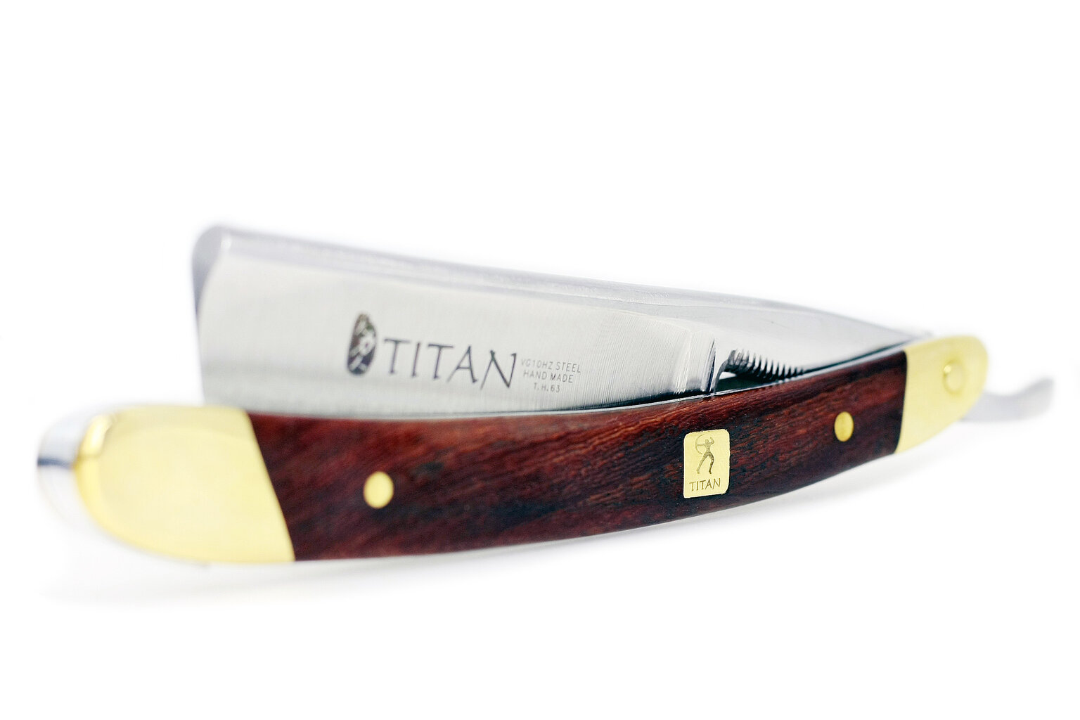 Tradiciškas Titan skustuvas + dėklas kaina ir informacija | Skutimosi priemonės ir kosmetika | pigu.lt