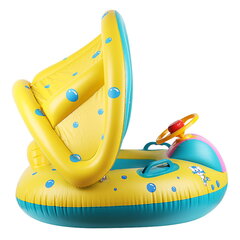 Надувное колесо с навесом понтон 2 в 1 сиденье для плавания цена и информация | Надувные и пляжные товары | pigu.lt