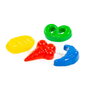 Smėlio žaislų rinkinys, 4 d. цена и информация | Vandens, smėlio ir paplūdimio žaislai | pigu.lt