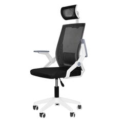 Biuro kėdė StandHeiz, 51x60x113 cm, juoda/balta kaina ir informacija | Biuro kėdės | pigu.lt