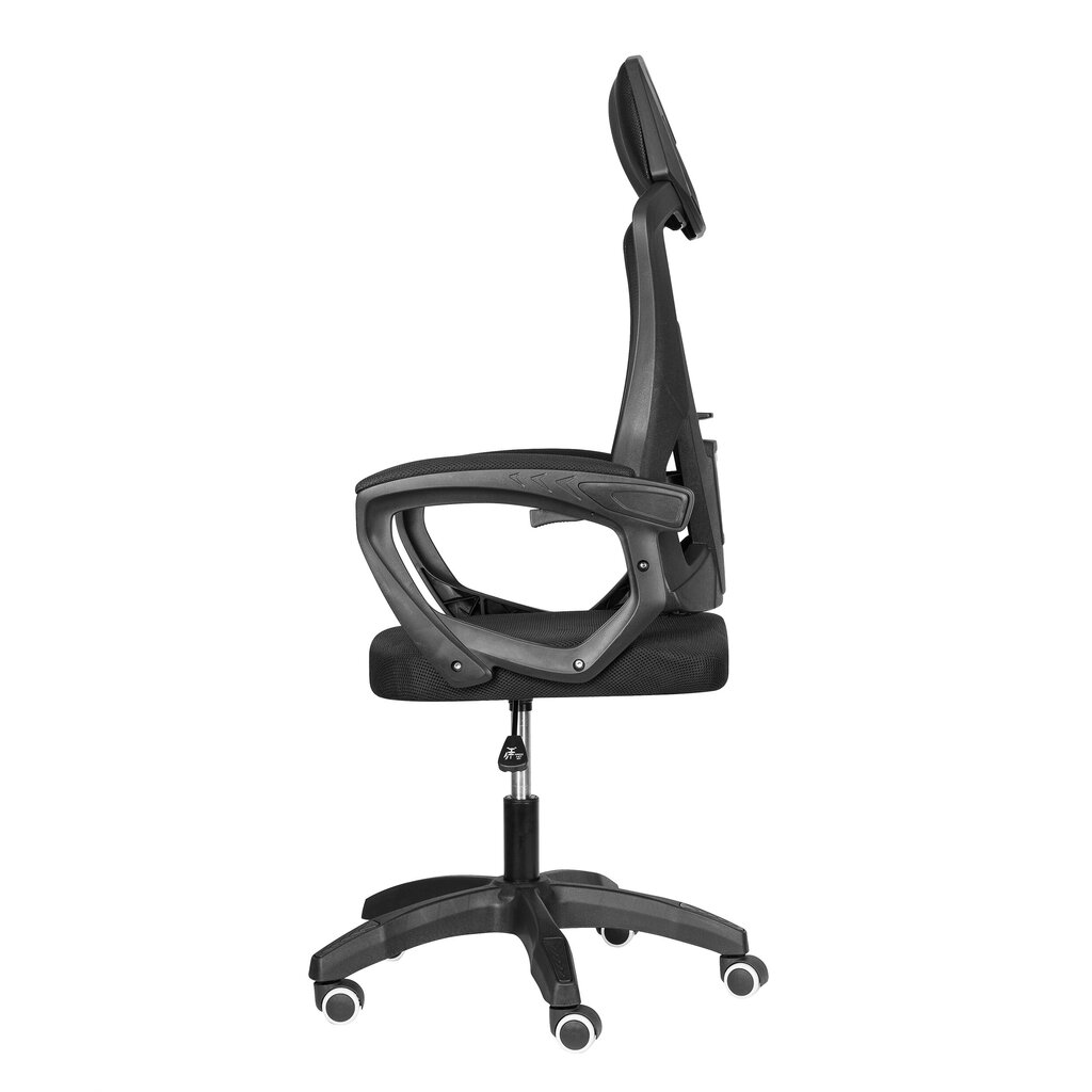 Biuro kėdė StandHeiz, 48x60x118 cm, juoda kaina ir informacija | Biuro kėdės | pigu.lt