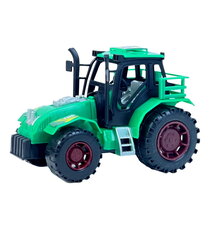 Traktorius su puspriekabė ir gyvūnais kaina ir informacija | Žaislai berniukams | pigu.lt