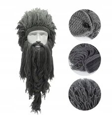 Vikingų kepurė, pilka kaina ir informacija | Karnavaliniai kostiumai | pigu.lt