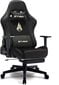 Žaidimų kėdė Symino, juoda kaina ir informacija | Biuro kėdės | pigu.lt