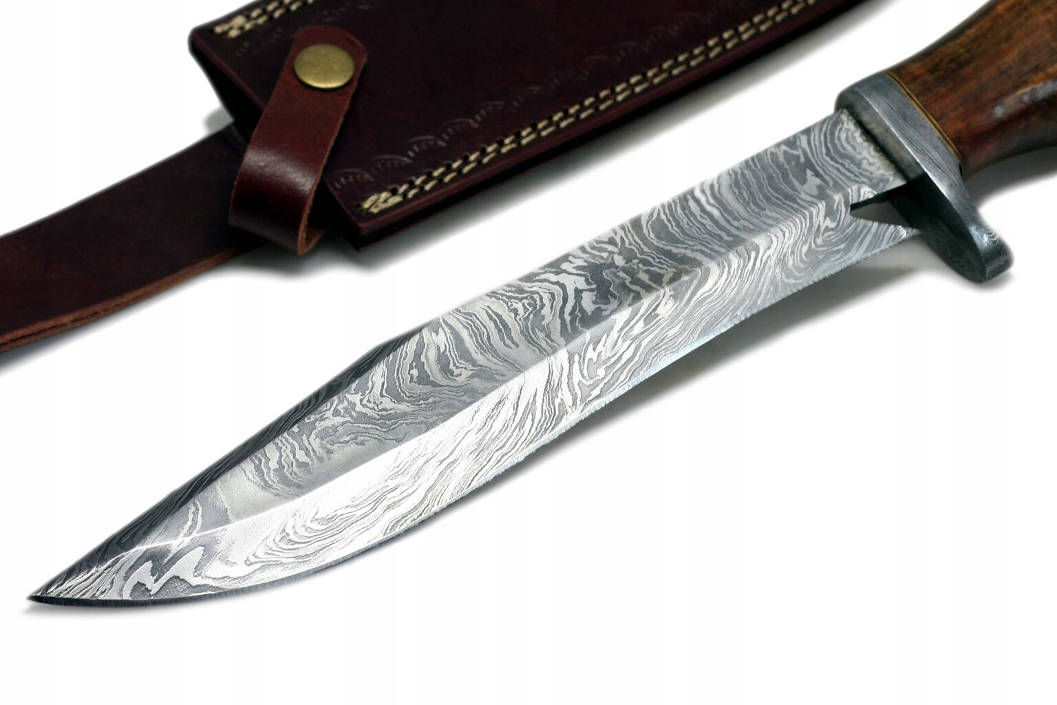 Turistinis peilis Damascean Bowie J199, 37,5 cm цена и информация | Turistiniai peiliai, daugiafunkciniai įrankiai | pigu.lt