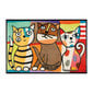 Kleen-Tex durų kilimėlis Picasso Cats 50x75 cm kaina ir informacija | Durų kilimėliai | pigu.lt