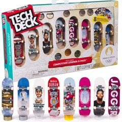 Набор для пальчикового скейтборда Tech Deck Competition Legends с 8 пальчиковыми досками цена и информация | Игрушки для мальчиков | pigu.lt