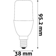 LED lemputė Avide 7W T37 E14 6400K kaina ir informacija | Elektros lemputės | pigu.lt