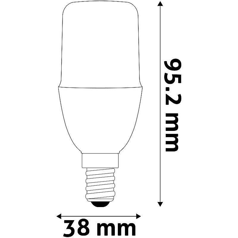 LED lemputė Avide 7W T37 E14 6400K kaina ir informacija | Elektros lemputės | pigu.lt