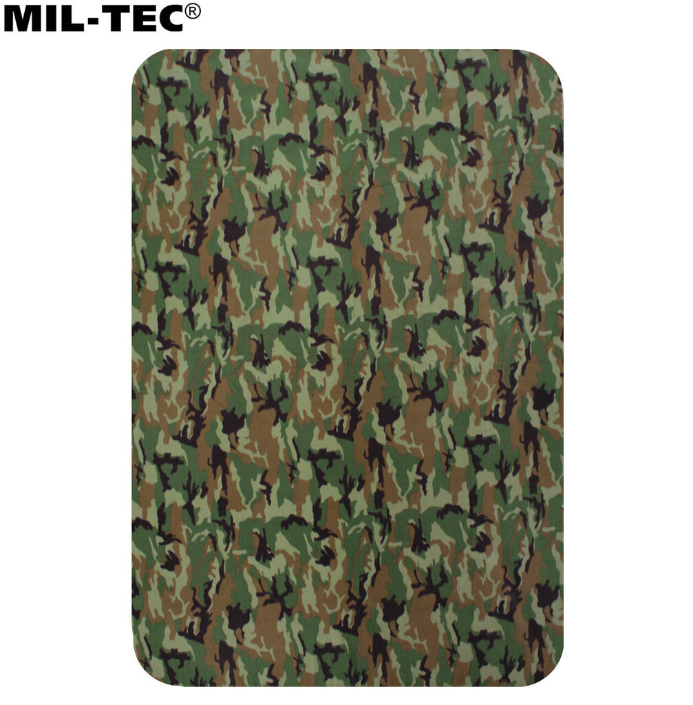 Karinė antklodė su dėklu Mil-Tec, 200x150cm, žalia kaina ir informacija | Kitas turistinis inventorius | pigu.lt