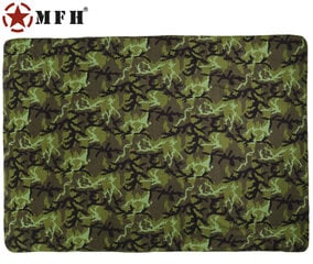 Karinė antklodė su dėklu MFH, 200x150 cm, žalia kaina ir informacija | Kitas turistinis inventorius | pigu.lt