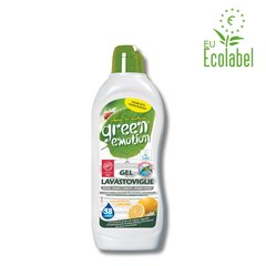 Ekologiškas indų plovimo gelis indaplovėms Green Emotion 650ml kaina ir informacija | Indų plovimo priemonės | pigu.lt