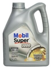 Mobil Super 3000 OW-20, variklių alyva, 4L kaina ir informacija | Variklinės alyvos | pigu.lt