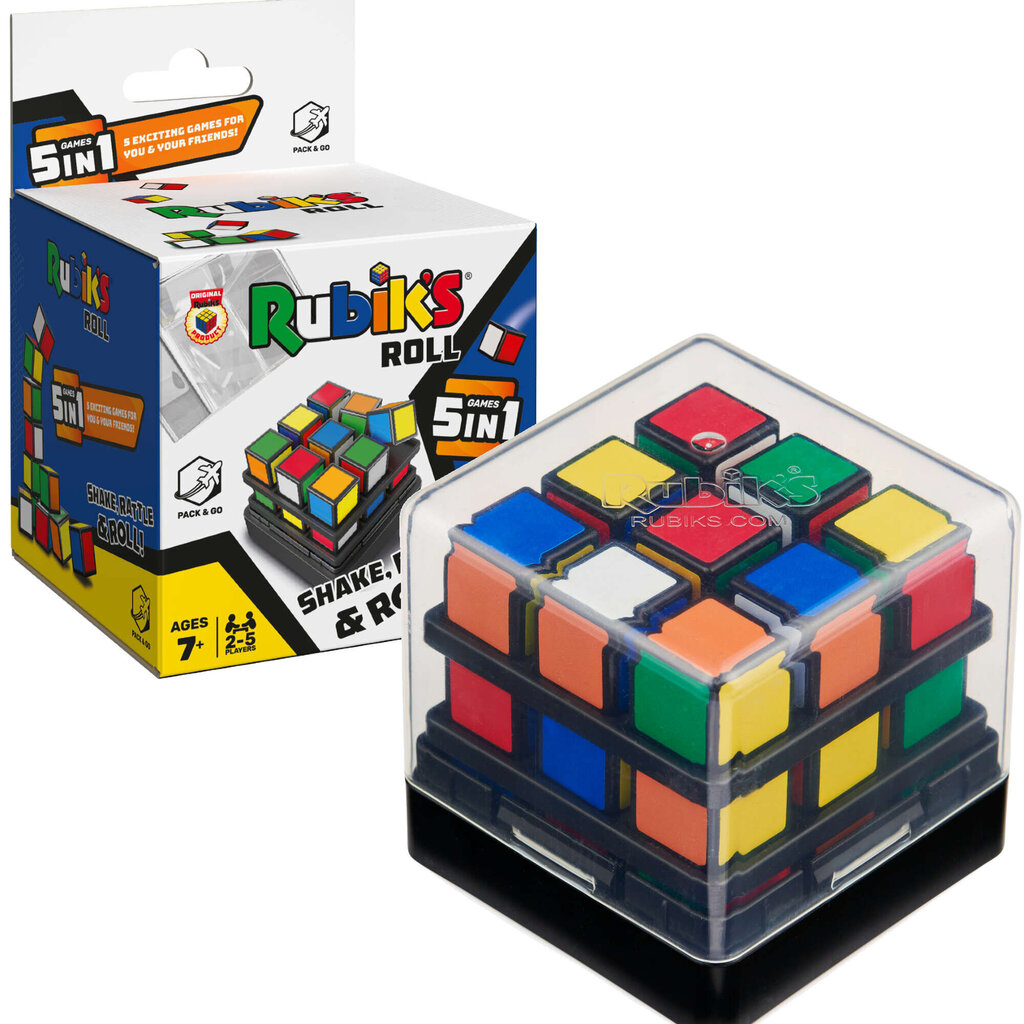 Galvosūkių rinkinys Rubik's Roll 5in1 цена и информация | Stalo žaidimai, galvosūkiai | pigu.lt