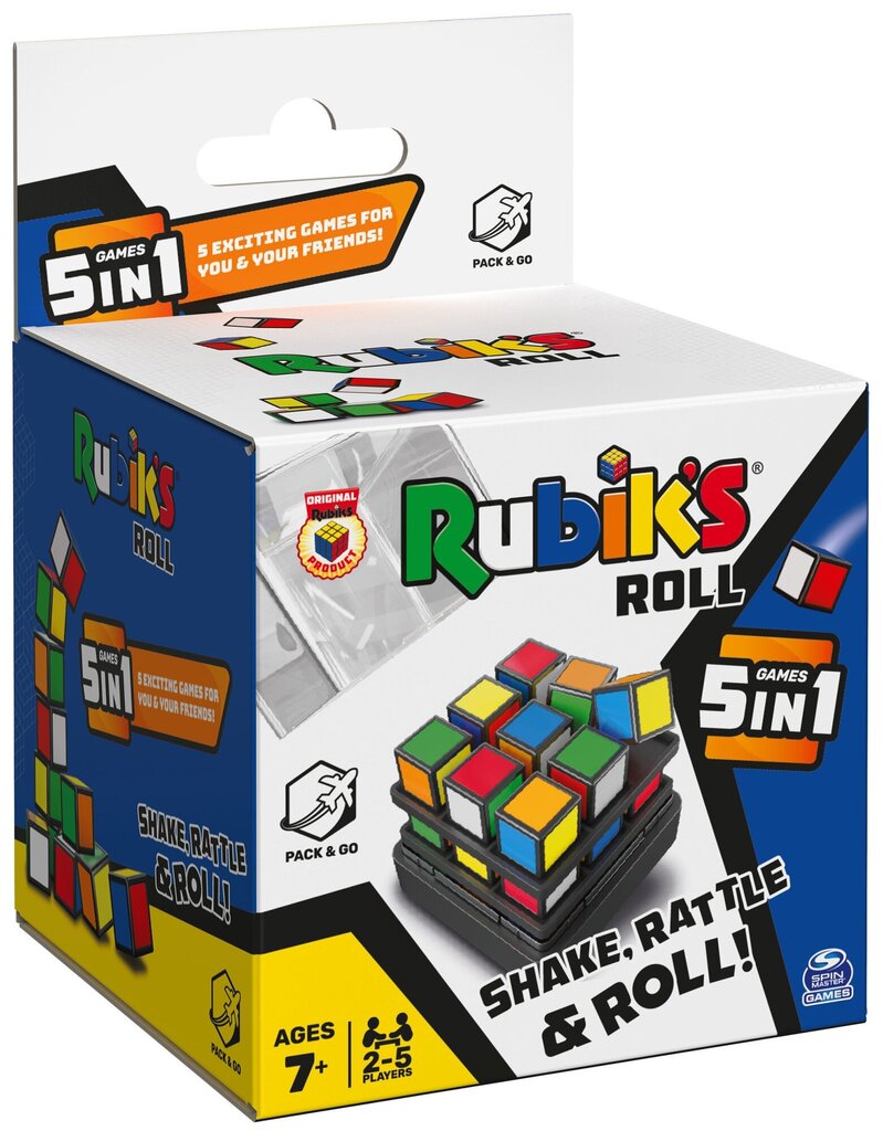 Galvosūkių rinkinys Rubik's Roll 5in1 цена и информация | Stalo žaidimai, galvosūkiai | pigu.lt