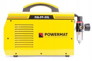 Plazminio pjovimo aparatas su priedais Powermat PPM-PP-50L, 230V, 50A kaina ir informacija | Suvirinimo aparatai, lituokliai | pigu.lt