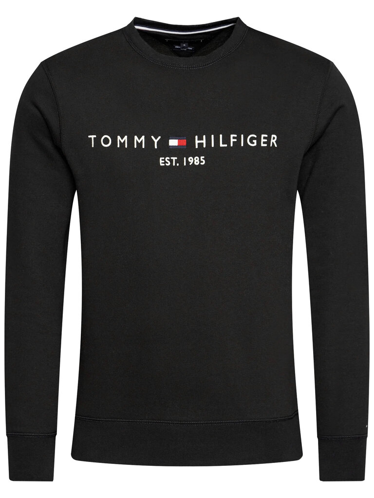 Tommy Hilfiger megztinis vyrams MW0MW11596, juodas kaina ir informacija | Džemperiai vyrams | pigu.lt