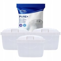 Vandens filtrai Aqualogis Pure+ 3 vnt. kaina ir informacija | Vandens filtrai, valymo įrenginiai | pigu.lt