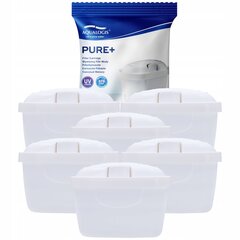 Vandens filtrai Aqualogis Pure+ 6vnt. цена и информация | Фильтры для воды, чистящие устройства | pigu.lt