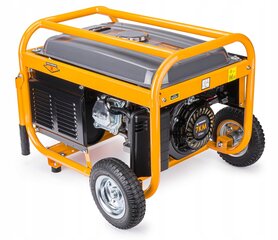 Benzininis elektros generatorius Powermat PM-AGR-3000M-K, 3000W, 230V, su ratais цена и информация | Электрогенераторы | pigu.lt