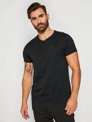 Tommy Hilfiger vyriški marškinėliai MW0MW10800, juodi kaina ir informacija | Vyriški marškinėliai | pigu.lt