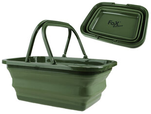 Sulankstomas turistinis krepšelis Fox Outdoor, 9L, žalias kaina ir informacija | Fox Outdoor Turistinis inventorius | pigu.lt