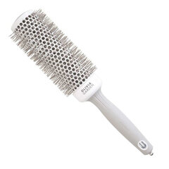 Olivia Garden Expert Blowout Speed XL White & Grey - Расческа для укладки волос с удлиненным корпусом, 45 мм. цена и информация | Расчески, щетки для волос, ножницы | pigu.lt
