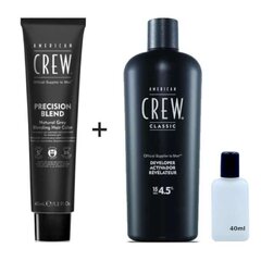 Plaukų dažai American Crew Precision Blend, 7-8 šviesus, 1 vnt. цена и информация | Краска для волос | pigu.lt