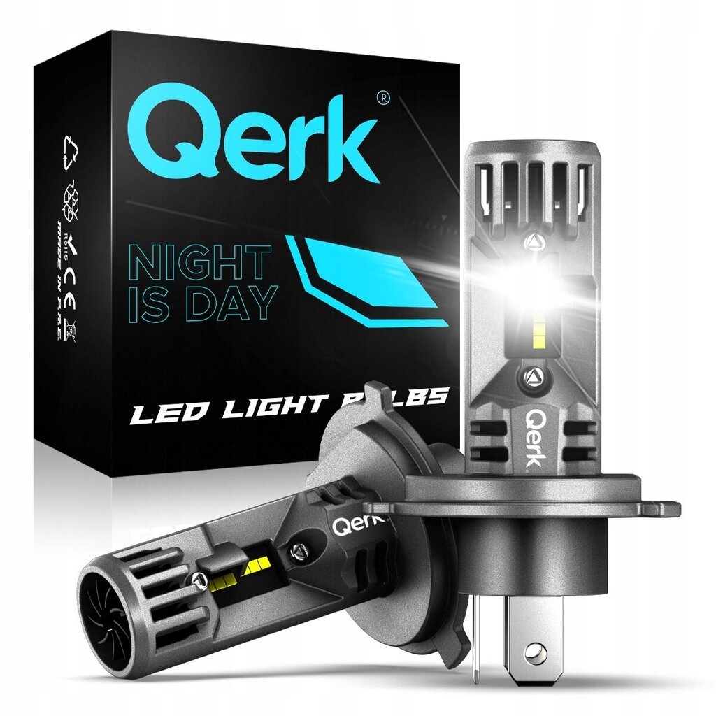 Lemputės Qerk H4 цена и информация | Automobilių lemputės | pigu.lt