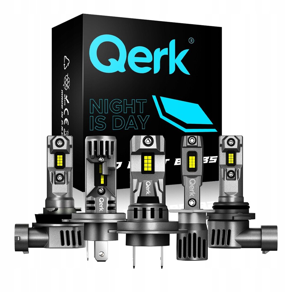 Lemputės Qerk Q11 Hb3 kaina ir informacija | Automobilių lemputės | pigu.lt