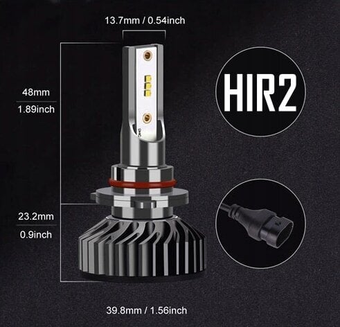 Mini lemputės Xstorm Zes H7 Extreme Mini цена и информация | Automobilių lemputės | pigu.lt