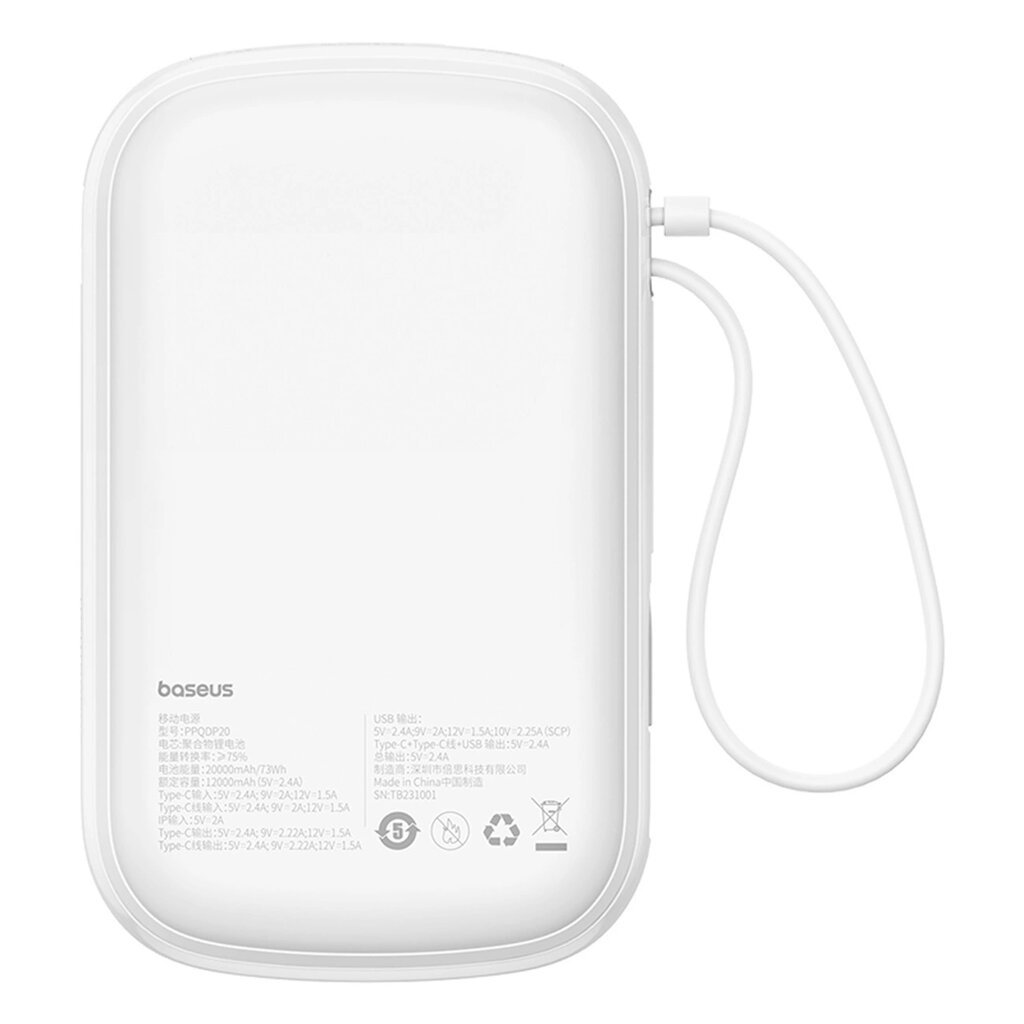 Baseus Qpow Pro+ 20000mAh kaina ir informacija | Atsarginiai maitinimo šaltiniai (power bank) | pigu.lt