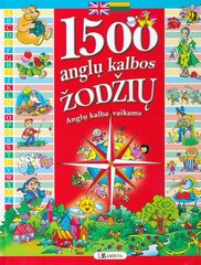 1500 anglų kalbos žodžių цена и информация | Развивающие книги | pigu.lt