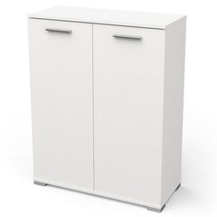 Шкаф Aatrium Izzy, 80x35x101 см, белый цена и информация | Прикроватные тумбочки | pigu.lt