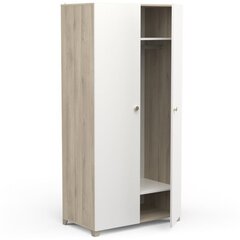 Шкаф Aatrium Izzy, 90.3x51.7x188.2 см, белый цена и информация | Шкафы | pigu.lt