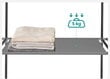 Tekstilinė spinta Leobert RYG094G02, pilka kaina ir informacija | Spintos | pigu.lt