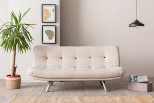 Sofa-lova Asir Misa Small Sofabed v3, smėlio spalvos kaina ir informacija | Sofos, sofos-lovos | pigu.lt