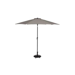 Lauko skėtis pilkas 3 m su pasvirimu цена и информация | Зонты, маркизы, стойки | pigu.lt
