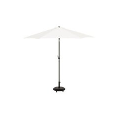 Lauko skėtis baltas 3 m su pasvirimu цена и информация | Зонты, маркизы, стойки | pigu.lt