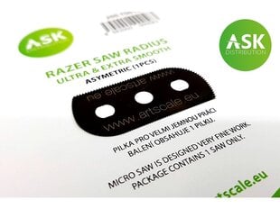 ASK – Pjūklas spindulys – itin smulkūs, asimetriniai 100/65 dantys, 200-T0013 kaina ir informacija | Mechaniniai įrankiai | pigu.lt